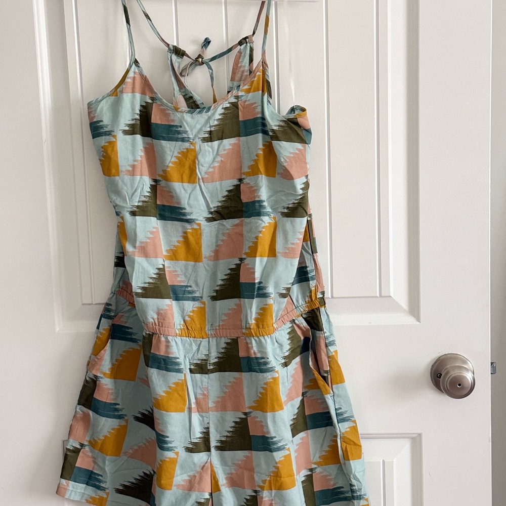 Prana Pastel Abstract Romper